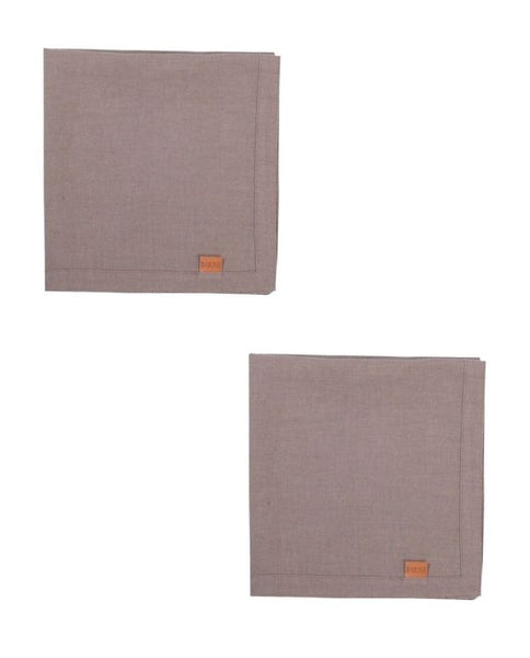 Linen napkin, gray, set of 2 - Shopping Blue